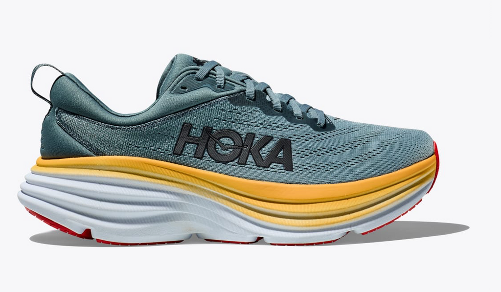 Hoka Mens Bondi 8 Goblin Blue / Mountain Spring