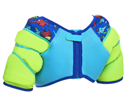 Zoggs Sea Saw Water Wings Swim Vest - Blue/Green