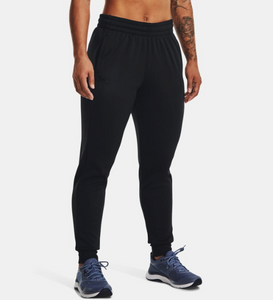 Under Armour Women s Armour Fleece Joggers Sweatpants Black 001 Equip Sports