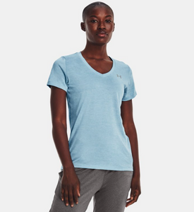 Under Armour Womans White V neck Athletic Top