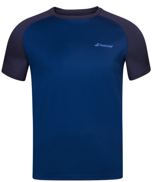 Babolat Boys Play Crew Neck Tee ESTATE BLUE Equip Sports