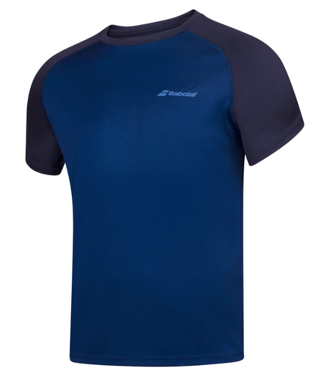 Babolat Boys Play Crew Neck Tee -  ESTATE BLUE