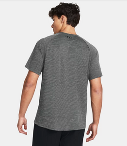 Under Armour Men's Tech Textured Short Sleeve T-Shirt - Castlerock (025)