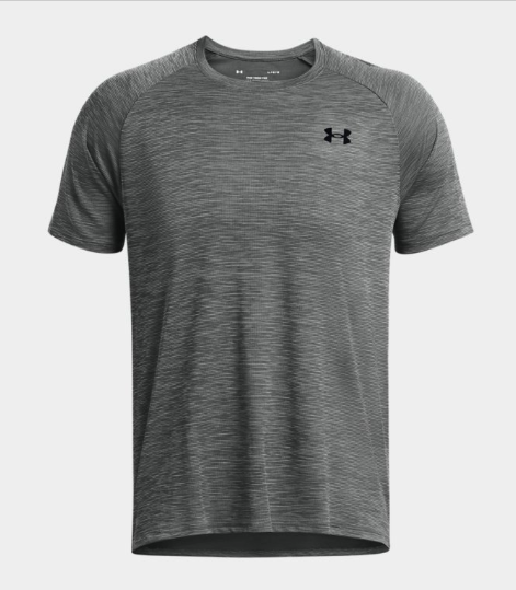 Under Armour Men's Tech Textured Short Sleeve T-Shirt - Castlerock (025)