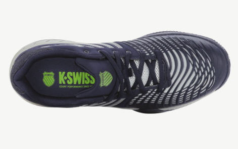 K-Swiss Men's Express Light 3 Tennis Shoes -  Peacoat/ Gray Violet/ Lime Green