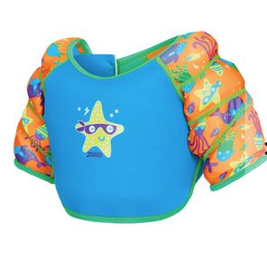 Zoggs Super Star Water Wings Swim Vest - Blue/Orange