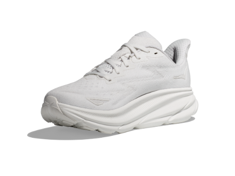 HOKA Women's Clifton 9 Running Shoes - WHITE/WHITE