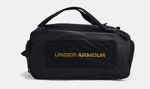 Under Armour Contain Duo Medium Backpack - Black / Metallic Gold (001)