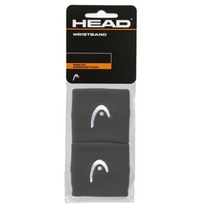 Head 2.5" Wristbands - Grey (2 pack)