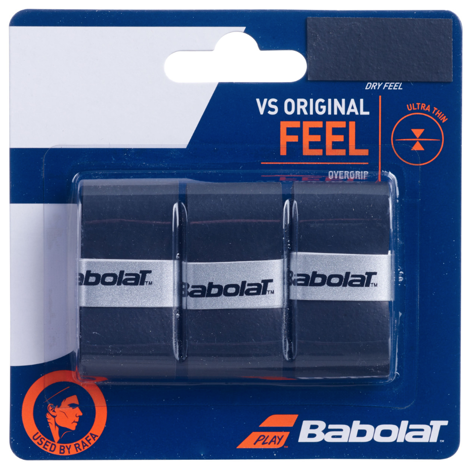 Babolat VS Original Overgrips - Black (3 pack)