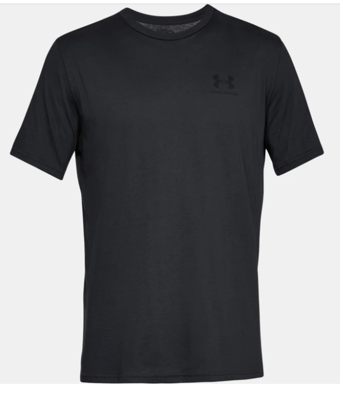 Under Armour Men's Sportstyle Left Chest Short Sleeve T-Shirt - Black (001)