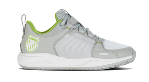 K-Swiss Women's Ultrashot Tennis Shoes - Gray Violet/ White/ Lime Green