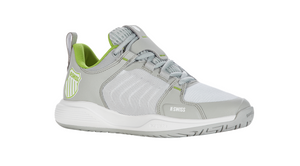 K-Swiss Women's Ultrashot Tennis Shoes - Gray Violet/ White/ Lime Green