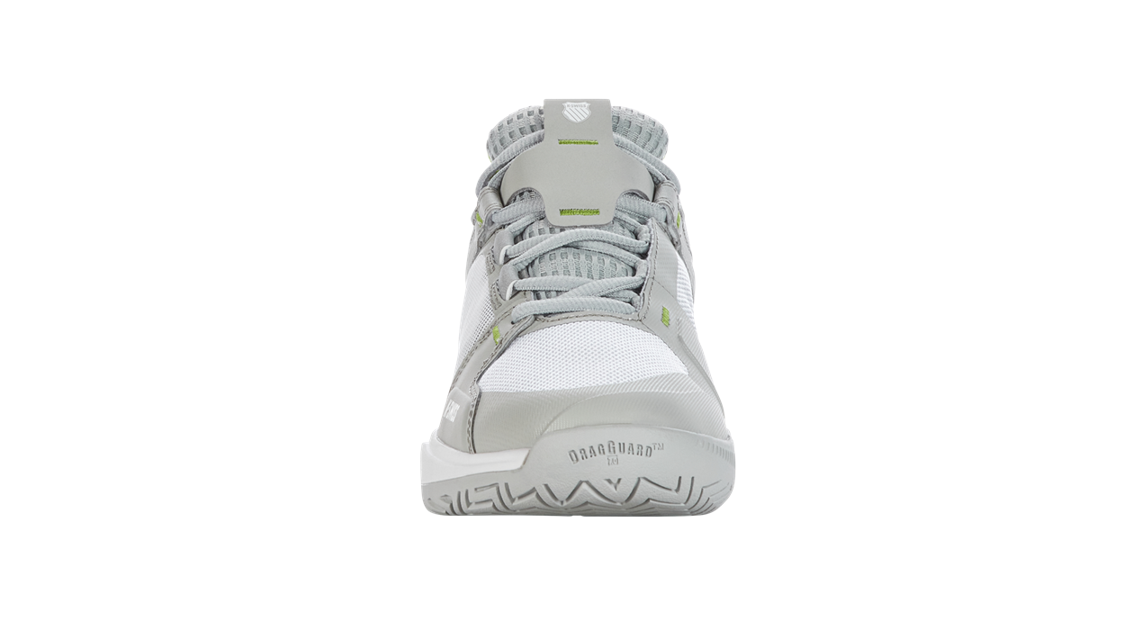 K-Swiss Women's Ultrashot Tennis Shoes - Gray Violet/ White/ Lime Green