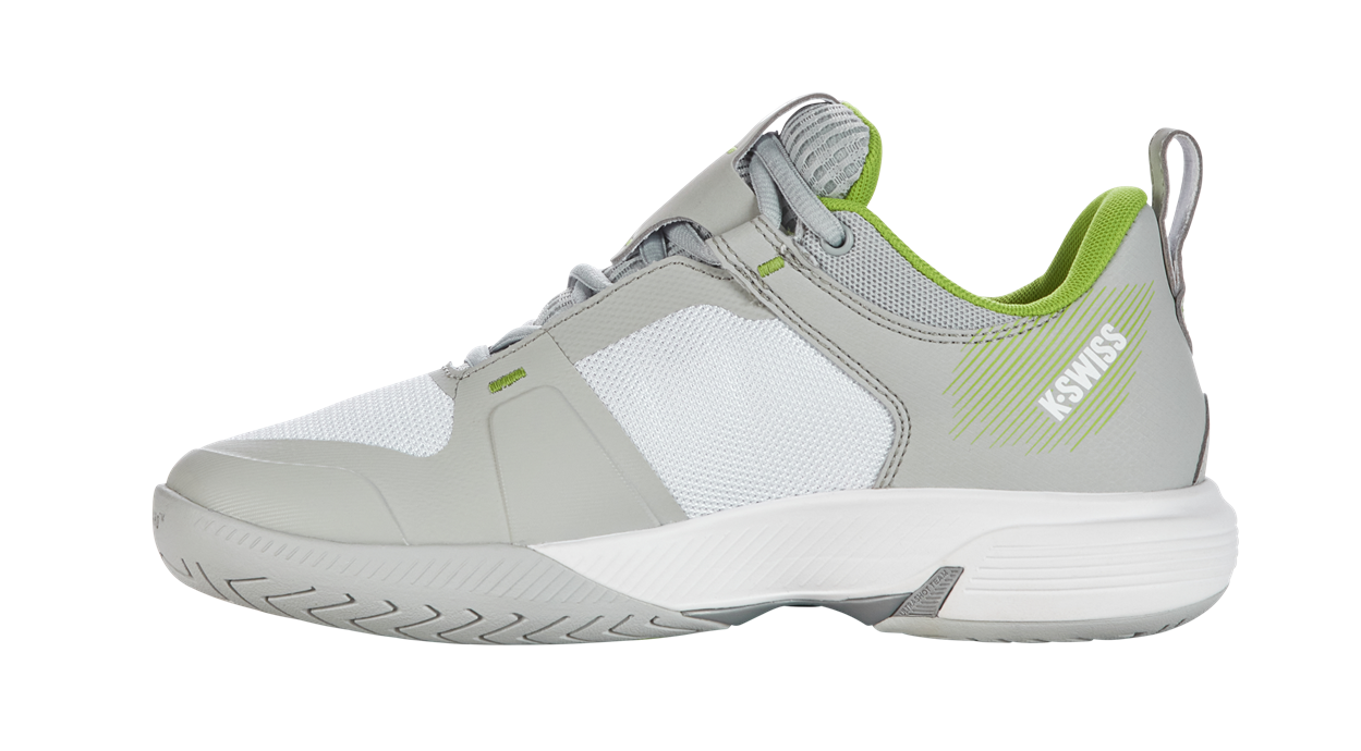 K-Swiss Women's Ultrashot Tennis Shoes - Gray Violet/ White/ Lime Green