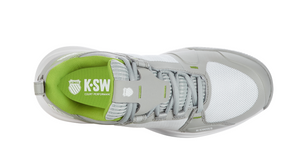 K-Swiss Women's Ultrashot Tennis Shoes - Gray Violet/ White/ Lime Green