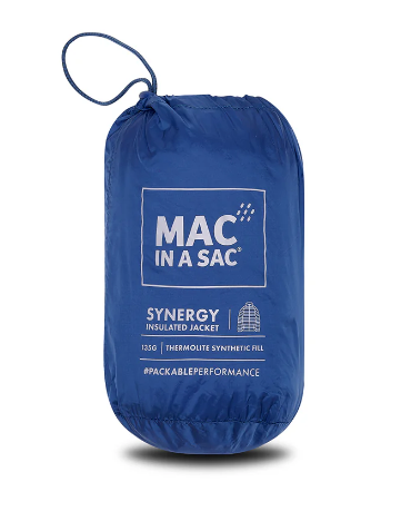 Mac in a Sac Men's Synergy Packable Insulated Jacket - Sapphire Blue