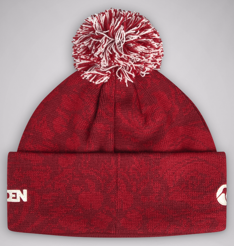 Canterbury Adult Unisex British & Irish Lions Fleece Lined Bobble Hat - Red