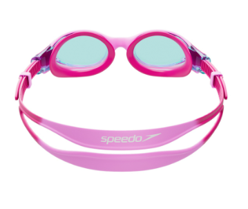 Speedo Biofuse 2.0 Junior Swimming Goggles - FLAMINGO PINK/ELECTRIC PINK/BLUE LENS