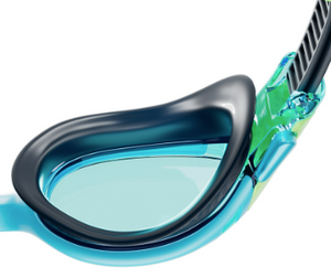 Speedo Biofuse 2.0 Junior Swimming Goggles - HYPERSONIC BLUE/LUMO GREEN/BLUE LENS