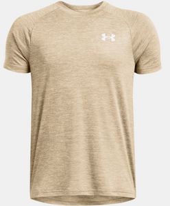 Under Armour Boys' Tech 2.0 Short Sleeve Tee - City Khaki / White (301)