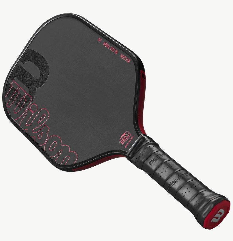 Wilson BLAZE TOUR 16 Pickleball Paddle - Black/Red