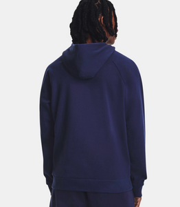 Under Armour Men's Rival Fleece Hoodie - Midnight Navy / White - (410)