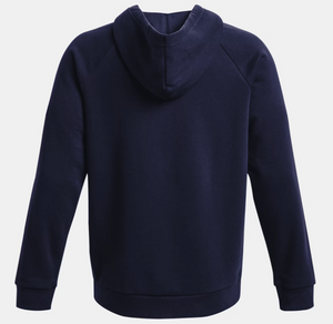 Under Armour Men's Rival Fleece Full-Zip Hoodie - Midnight Navy / White (410)