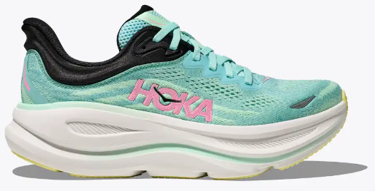 HOKA Women's Bondi 9 Running Shoes - Blue Spark / Mint Fluorite