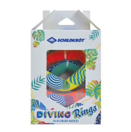 Schildkroet Neoprene Swimming Pool Diving Rings - 3 pack