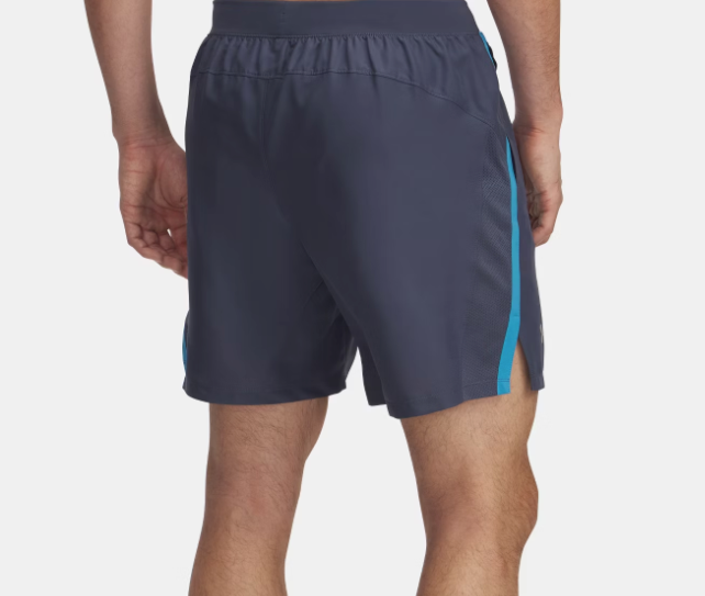 Under Armour Men's Launch 7'' Shorts -  Downpour Grey / Ether Blue (045)