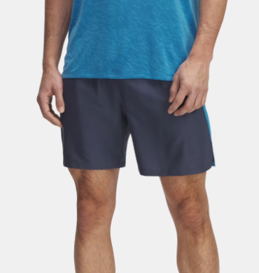 Under Armour Men's Launch 7'' Shorts -  Downpour Grey / Ether Blue (045)