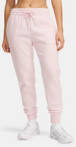 Under Armour Women's Rival Fleece Joggers - Prime Pink/ White (647)