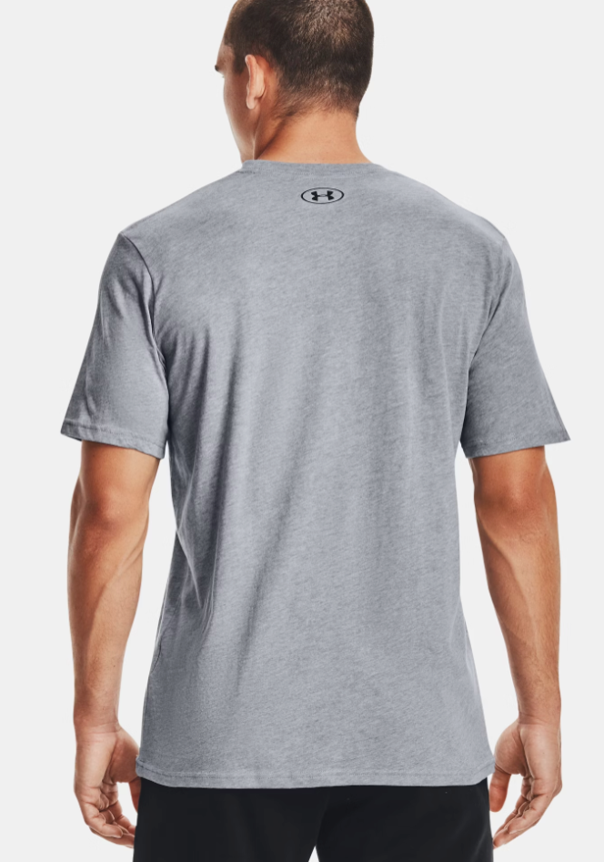 Under Armour Men's Sportstyle Left Chest Short Sleeve T-Shirt - Grey