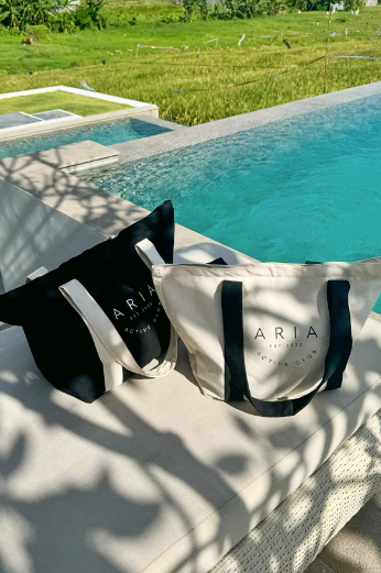 Aria Active Club Zip Up Tote - Black