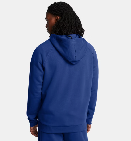 Under Armour Men's Rival Fleece Full-Zip Hoodie - Tech Blue/White