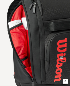 Wilson Clash V3 Backpack- Black/ Infared