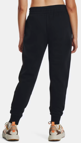 Under Armour Women's Rival Fleece Joggers- Black/ White (001)