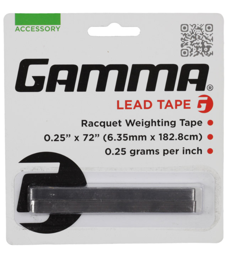 Gamma Racket Customisation Lead Tape - 1/4" x 72" (6.35mm x 182.8cm)