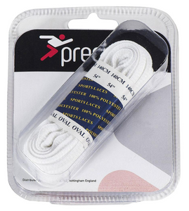 Precision Oval Shoe Laces- 140cm (White)