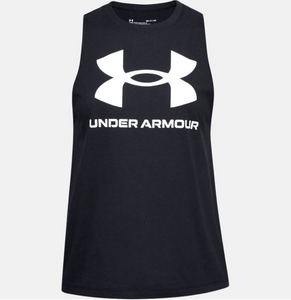 Under Armour Women's Sportstyle Graphic Tank - Black (001)