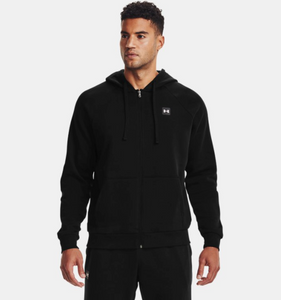 Under Armour Men's Rival Fleece Full Zip Hoody - Black (001)