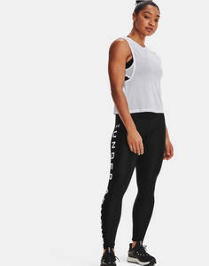 Under Armour Women's HeatGear® No-Slip Waistband Branded Full-Length Leggings