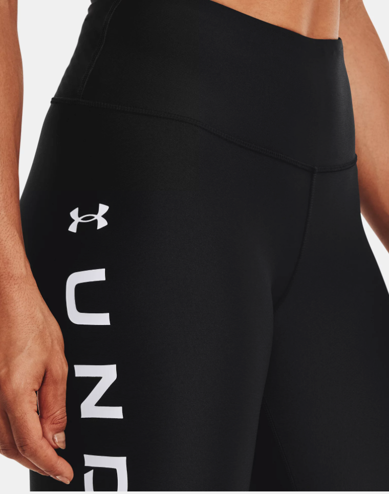 Under Armour Women's HeatGear® No-Slip Waistband Branded Full-Length Leggings