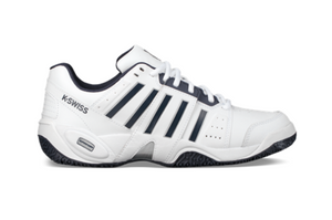 K-Swiss Men's Accomplish III Omni Tennis Shoes - White/Navy