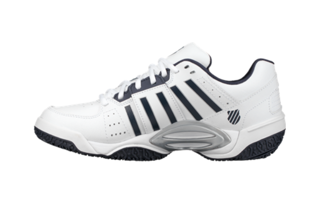 K-Swiss Men's Accomplish III Omni Tennis Shoes - White/Navy