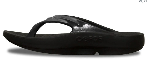 Oofos Women's Oolala Luxe Sandal - Black
