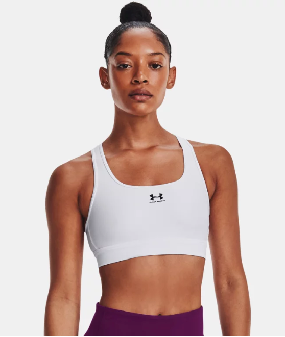 Under Armour Women's Armour Mid Sports Bra - Tempered Steel (558