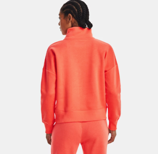 Under Armour Women's Rival Fleece ½ Zip - After Burn  (877)