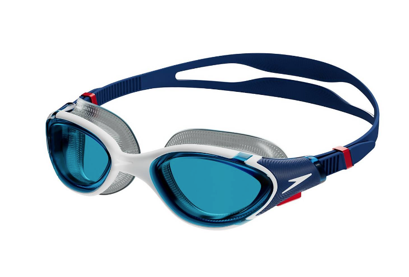 Speedo Biofuse 2.0 Swimming Goggles Blue Lens - White/Blue